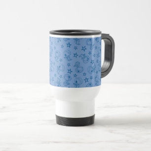 Peanuts Snoopy Blue Space Astronaut Patroon Reisbeker