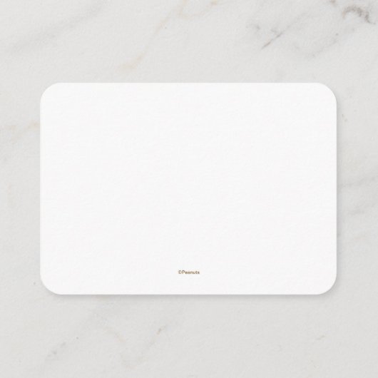 Peanuts Snoopy - Books Request Invitation Informatiekaartje (Achterkant)