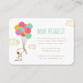 Peanuts Snoopy - Books Request Invitation Informatiekaartje (Voorkant)