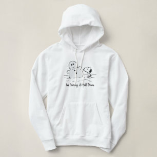 Peanuts Snoopy bouwt een sneeuwpop Hoodie