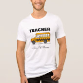 Peanuts | Snoopy Bus Driver Docent Tri-Blend Shirt (Voorkant)