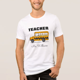 Peanuts   Snoopy Bus Driver Docent Tri-Blend Shirt