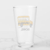 Peanuts | Snoopy Bus Driver Glas (Achterkant)