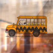 Peanuts | Snoopy Bus Driver Raamsticker (Vel 2)