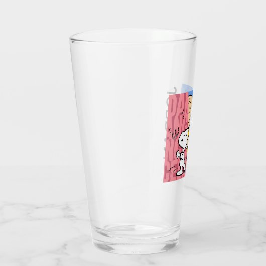 Peanuts | Snoopy & Charlie Brown Half & Half Dance Glas (Rechts)