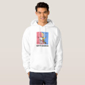 Peanuts | Snoopy & Charlie Brown Half & Half Dance Hoodie (Voorkant volledig)
