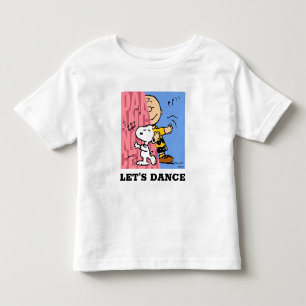 Peanuts Snoopy & Charlie Brown Half & Half Dance Kinder Shirts