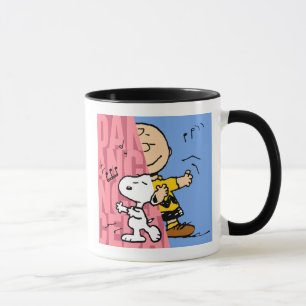 Peanuts Snoopy & Charlie Brown Half & Half Dance Mok