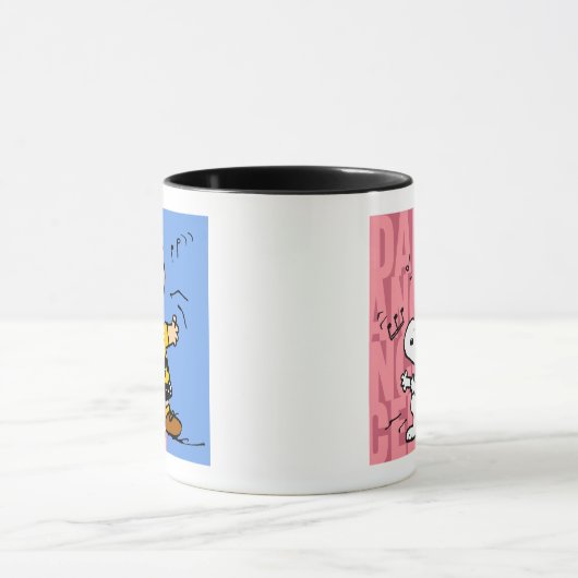 Peanuts | Snoopy & Charlie Brown Half & Half Dance Mok (Midden)