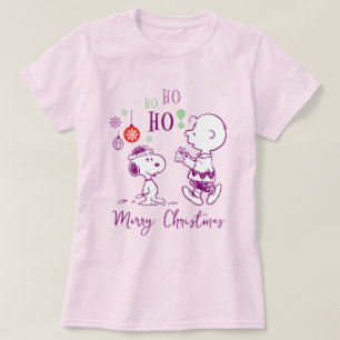 Peanuts   Snoopy & Charlie Brown Ho Ho T-shirt