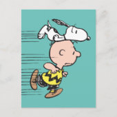 Peanuts | Snoopy & Charlie Brown Run Briefkaart (Voorkant)