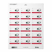 Peanuts | Snoopy Christmas Gift Gift Label (Full Sheet)