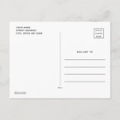 Peanuts | Snoopy Christmas-postzegel Feestdagenkaart (Achterkant)