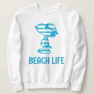 Peanuts Snoopy Cyan Stripes Zonnebril Trui