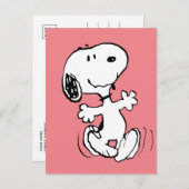 Peanuts | Snoopy Dance Briefkaart (Voorkant / Achterkant)