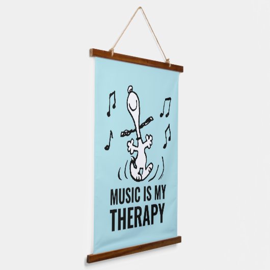 Peanuts | Snoopy Dancing Hangend Wandkleed (Gebogen)