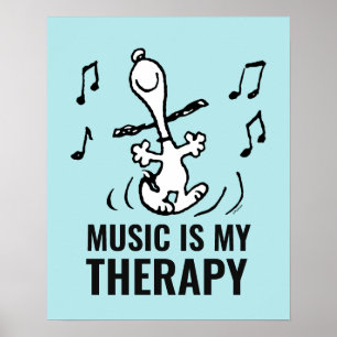 Peanuts   Snoopy Dancing Poster
