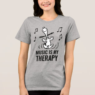 Peanuts   Snoopy Dancing Tri-Blend Shirt
