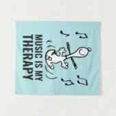 Peanuts | Snoopy Dancing Wandkleed (Voorkant (horizontaal))