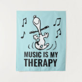 Peanuts | Snoopy Dancing Wandkleed (Voorkant)