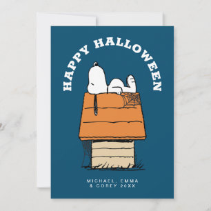 Peanuts Snoopy & de boeken Feestdagenkaart