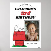 Peanuts Snoopy Dog House Birthday Poster (Voorkant)