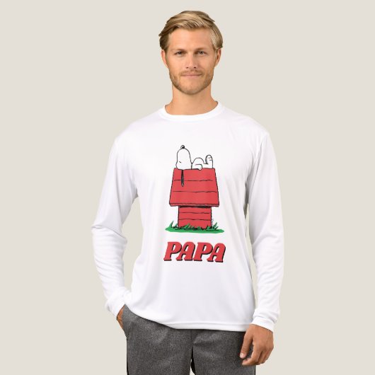 Peanuts Snoopy Dog House Birthday Tri-Blend Shirt (Voorkant)