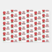Peanuts Snoopy Dog House Birthday Wrapping Paper S (Voorkant)