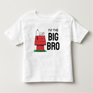 Peanuts Snoopy Dog House   Ik ben de Big Brother Kinder Shirts