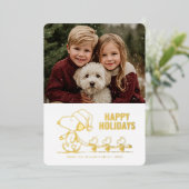 Peanuts Snoopy et Woodstock Photo de vacances (Debout devant)