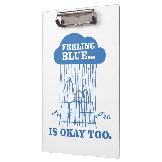 Peanuts | Snoopy Feeling Blue is ook OK Klembord (Links)