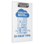 Peanuts | Snoopy Feeling Blue is ook OK Klembord (Rechts)