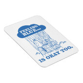 Peanuts | Snoopy Feeling Blue is ook OK Magneet (Rechterzijde)