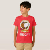 Peanuts | Snoopy Flying Ace Badge T-shirt (Voorkant volledig)