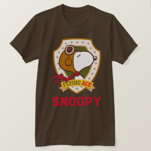 Peanuts Snoopy Flying Ace Badge T-shirt