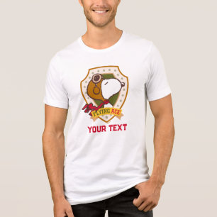Peanuts Snoopy Flying Ace Badge Tri-Blend Shirt