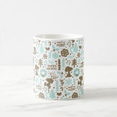 Peanuts | Snoopy Frosty Christmas Pattern Koffiemok (Center)