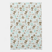 Peanuts | Snoopy Frosty Christmas Pattern Theedoek (Verticaal)