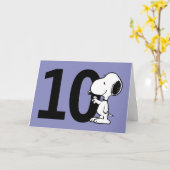 PEANUTS | Snoopy Gefeliciteerd Kaart (Gele Bloem)