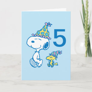 PEANUTS Snoopy Gefeliciteerd Kaart
