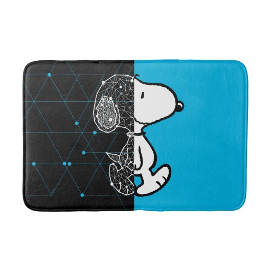 Peanuts | Snoopy geometrisch ontwerp Badmat (Voorkant)