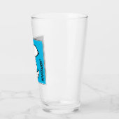 Peanuts | Snoopy geometrisch ontwerp Glas (Links)