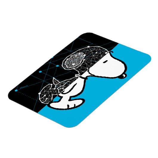Peanuts | Snoopy geometrisch ontwerp Magneet (Linkerzijde)