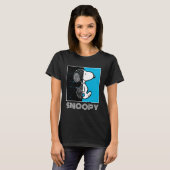 Peanuts | Snoopy geometrisch ontwerp T-shirt (Voorkant volledig)