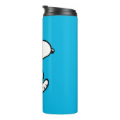 Peanuts | Snoopy geometrisch ontwerp Thermosbeker (Geroteerd rechts)