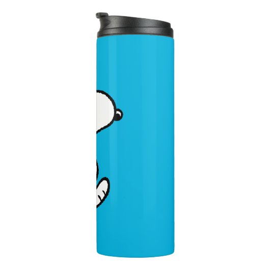 Peanuts | Snoopy geometrisch ontwerp Thermosbeker (Geroteerd rechts)