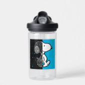 Peanuts | Snoopy geometrisch ontwerp Waterfles (Voorkant)