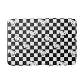 Peanuts | Snoopy geruite vlag Badmat (Voorkant)