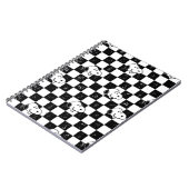 Peanuts | Snoopy geruite vlag Notitieboek (Linkerzijde)