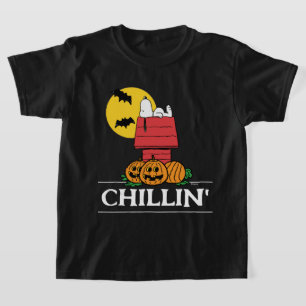 Peanuts Snoopy Halloween hondenhok T-shirt